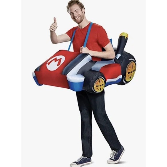 Disguise Other - Super Mario Brothers Mario Kart Inflatable Adult Halloween Costume OS